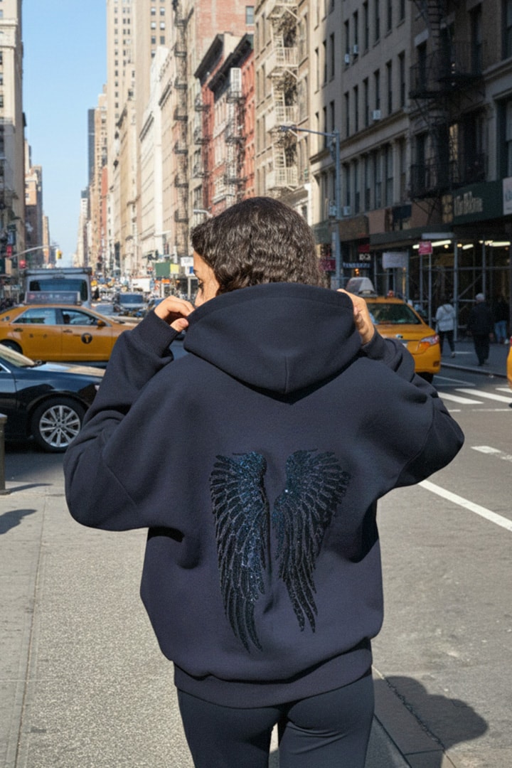 Wings sequin hoodie – subduedhk.myshopify.com