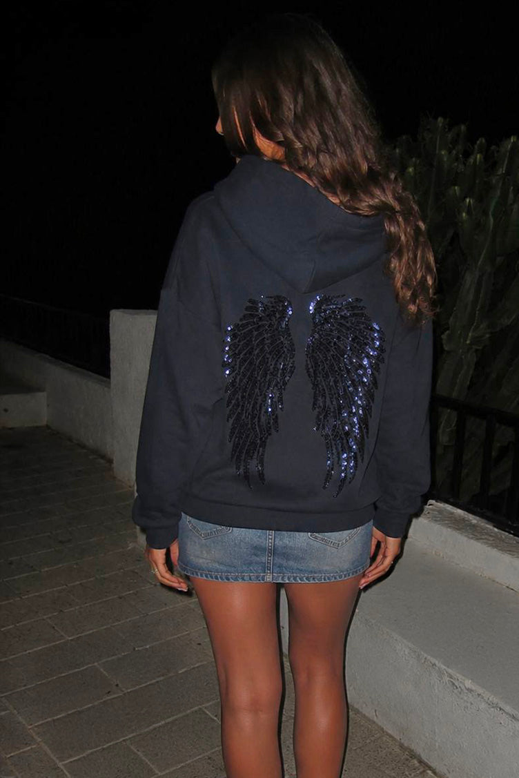 Wings sequin hoodie – subduedhk.myshopify.com