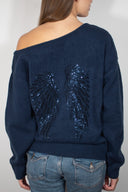 Sequin Wings Sweater