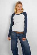 Two-tone T-shirt