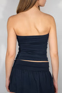 Ruched Tie-Front Top