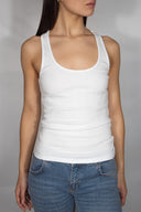 Tank top with lace back