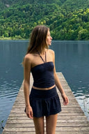 Mini ruffle skirt