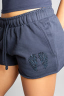 Sequin Wing Shorts