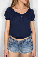 Boat neck shirt