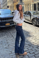 Low waist flared jeans