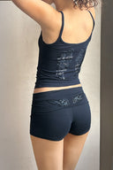 Wings cuffed shorts
