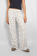 Coulisse wide leg trousers
