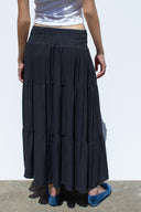 Ruffle long skirt