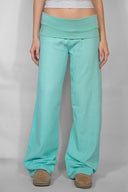Palazzo pants with waistband
