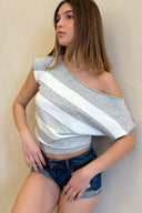 Boat neck sweater