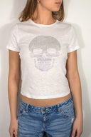 Skull Rhinestone T-shirt