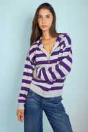 Hooded cardigan