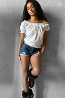 Boat neck shirt