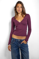 V-neck T-shirt