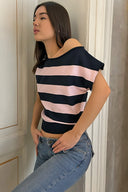 Boat neck jumper