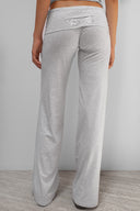 Cuffed pants with wings