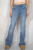 Low waist flare jeans