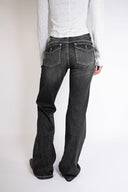 Low-Waist Flared Jeans