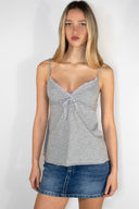 Tank top with bow