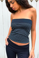 Band top with lapel