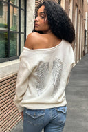Sequin Wings Sweater