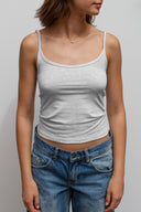 Scoop neckline top