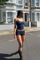 Scoop neckline top