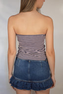 Ruched Tie-Front Top