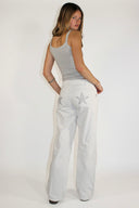 Star low-waist jeans