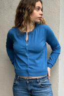 Button-down cardigan
