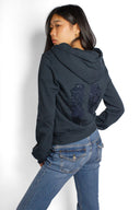 Wings zip-up hoodie