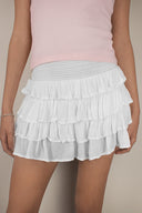 Mini ruffle skort