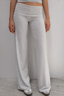 Cuffed pants with wings