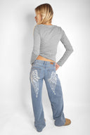 Low waist Wings jeans