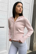 Hooded cardigan