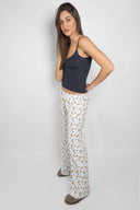 Coulisse wide leg trousers