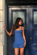 V-neck dress with lace