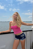 Band top with cuff