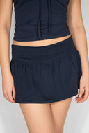 Mini ruffle skirt