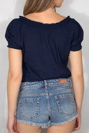 Boat neck shirt