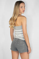 Band top with cuff