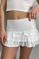 Mini ruffle skort