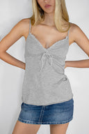 Tank top with bow