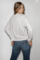 Long-sleeve crew-neck T-shirt